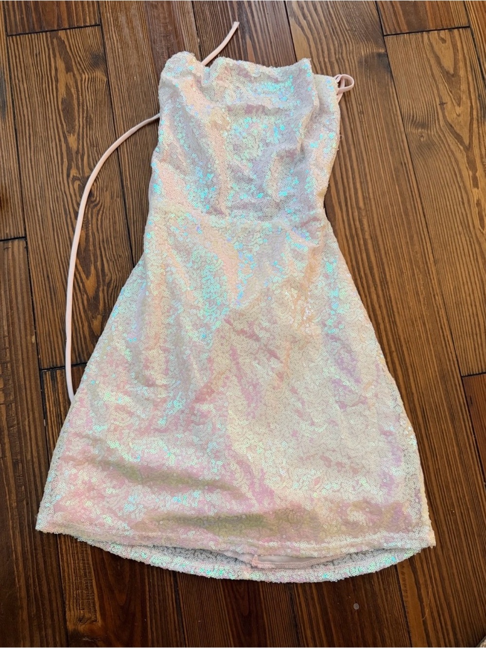 Lucy in the Sky Iridescent Pastel Sequin Dress